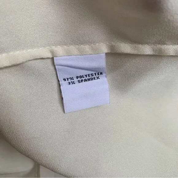 Diane Von Furstenberg Cream Camisole Top Size 2 - Picture 3 of 4